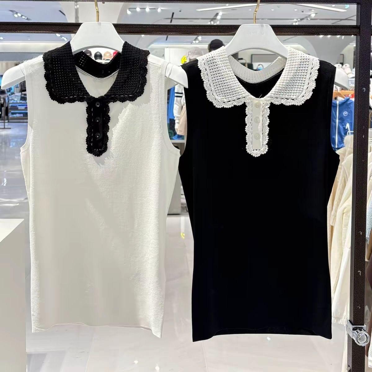 Women'S Fashion Vest Tops - Gilet de golf en maille à