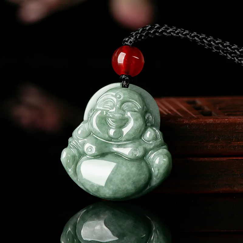 Women'S Fashion Jewellery - Pendentif en jadéite birmane verte, pierres