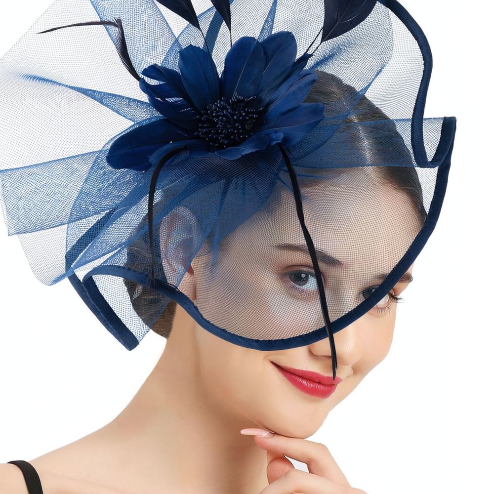 Women'S Fashion Kentucky Derby - Accessoire de cheveux en maille et