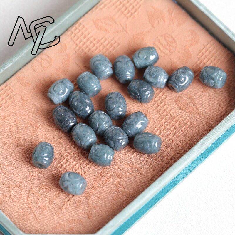 Lot de 5 perles en jade bleu n - Women'S Fashion Jewellery avis et prix