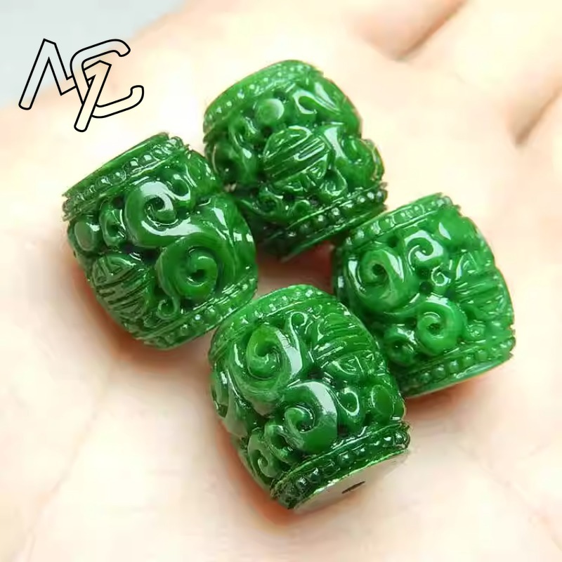 Perles sculptées en Jade vert  - Women'S Fashion Jewellery avis et prix