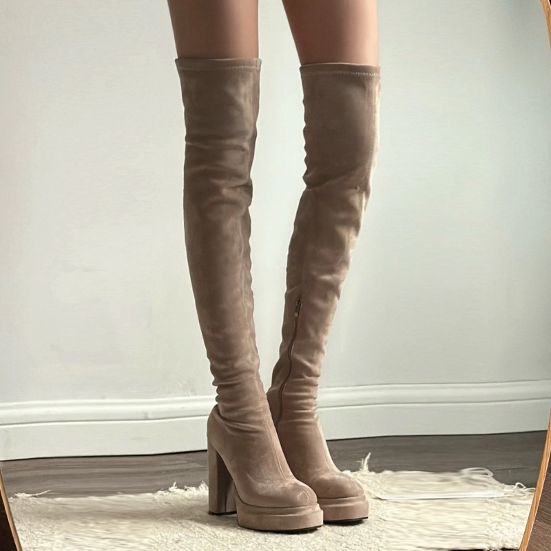 Bottes cuissardes sexy pour fe - Women'S Fashion Knee High Boots avis et prix