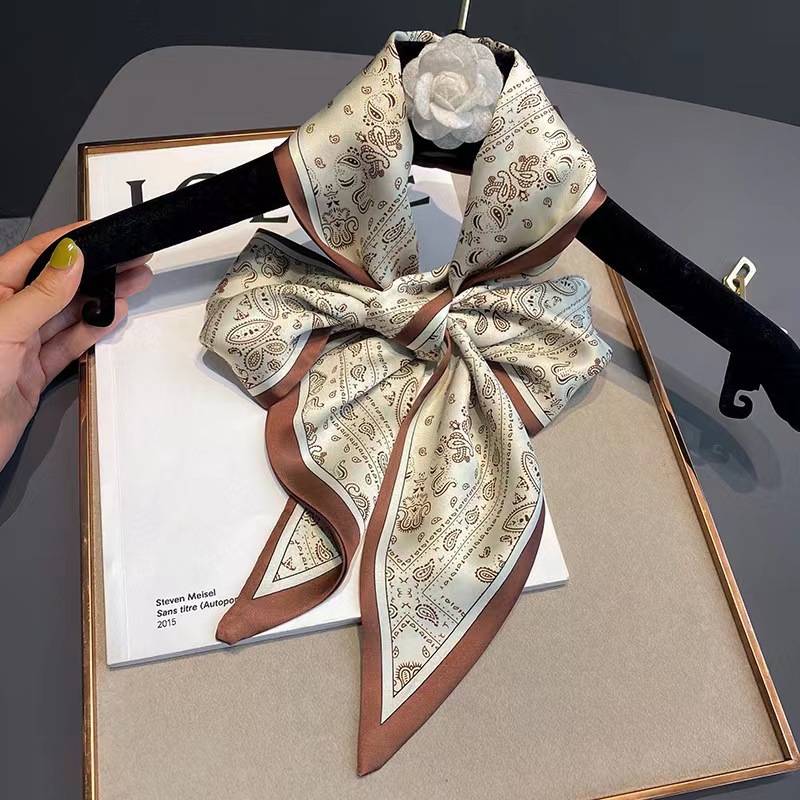 Foulard en soie pour femmes, D - Women Fashion Necktie avis et prix