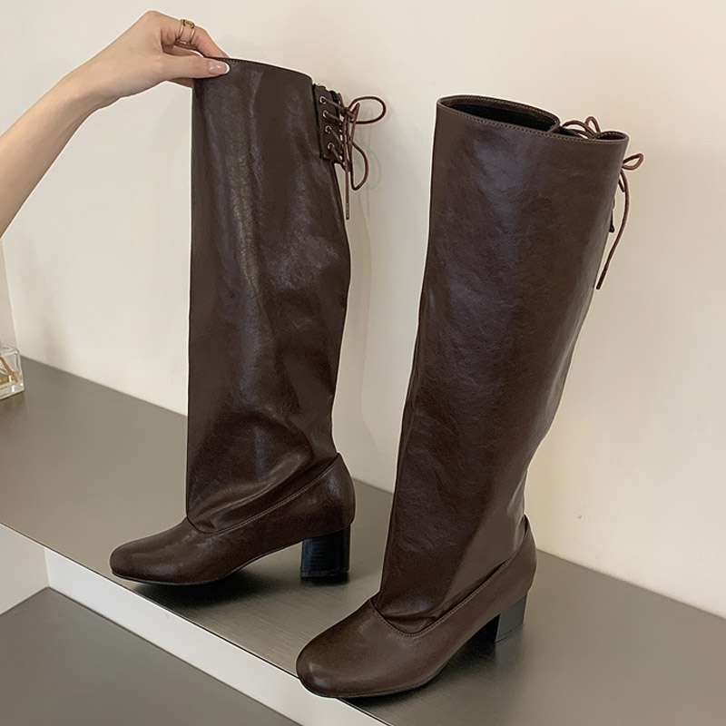 Nouvelles Bottes Hautes Femme  - Women'S Fashion Knee High Boots avis et prix