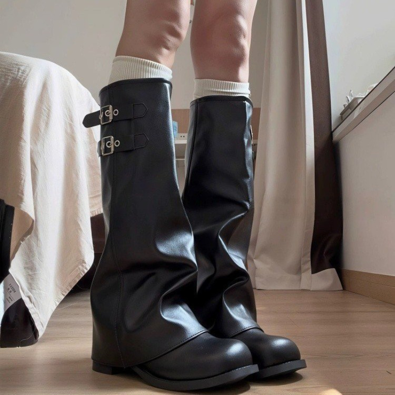 Bottes hauteur genou style rét - Women'S Fashion Knee High Boots avis et prix