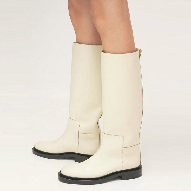 Meotina femmes en cuir véritab - Women'S Fashion Knee High Boots avis et prix