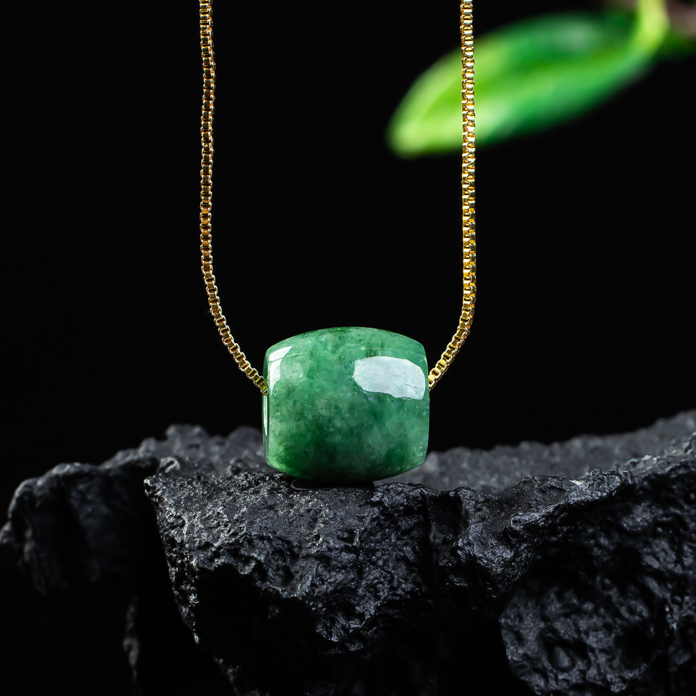 Pendentif en perles de Jade vé - Women'S Fashion Jewellery avis et prix