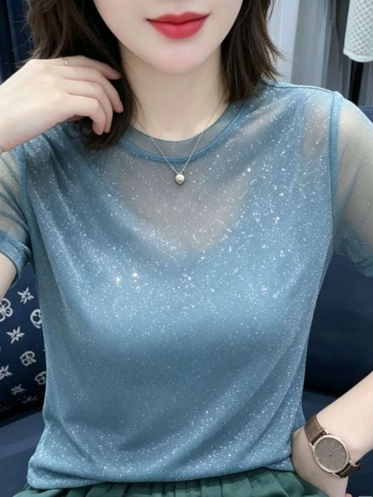 T-shirt sans manches à col ron - Women Fashion Over The Years avis et prix