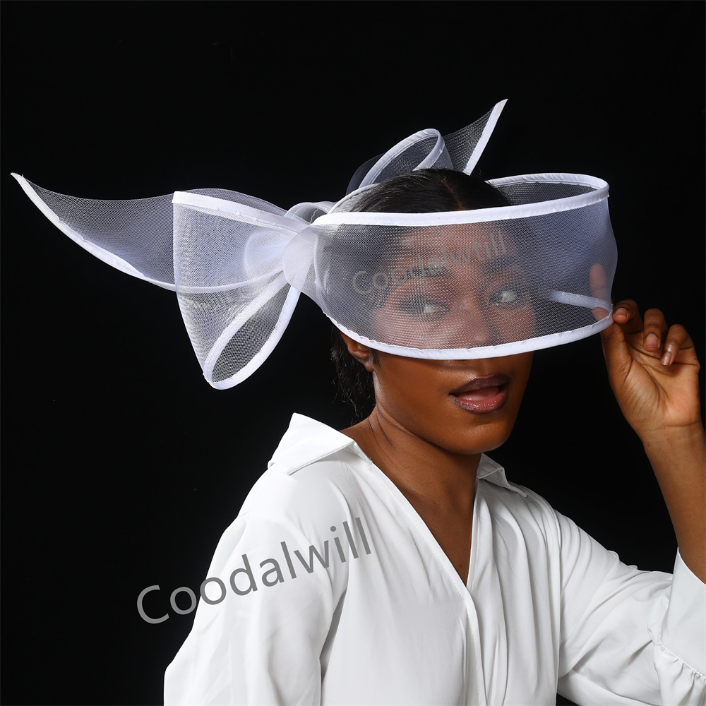 Chapeau Fascinateur Noir et Bl - Women'S Fashion Kentucky Derby avis et prix